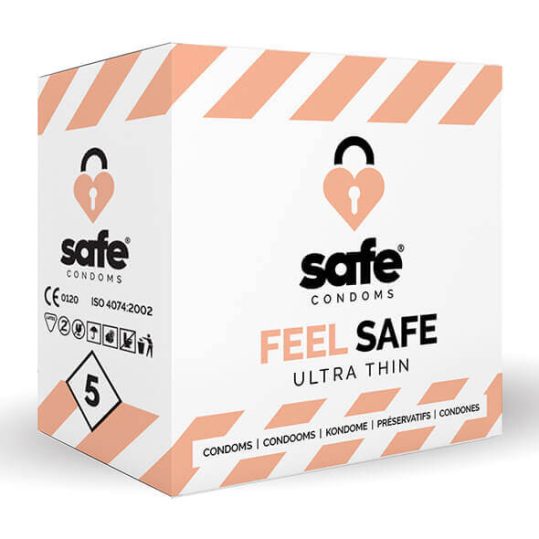 SAFE Feel Safe - vékony óvszer (5db)