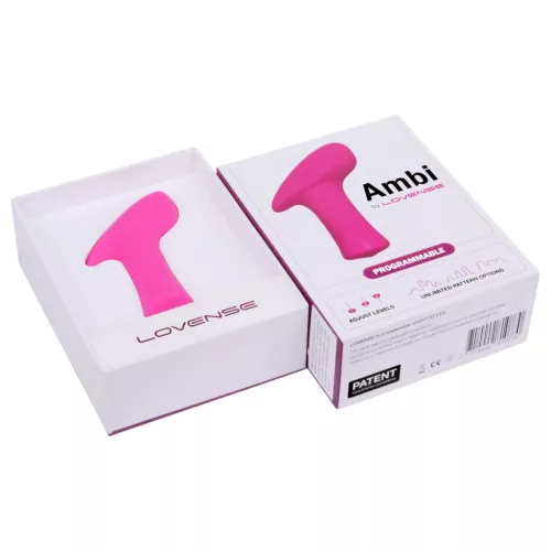 LOVENSE Ambi - okos, 2 motoros csikló vibrátor (pink)