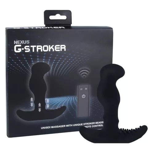 Nexus G-stroker - távirányítós prosztata masszírozó vibrátor (fekete)