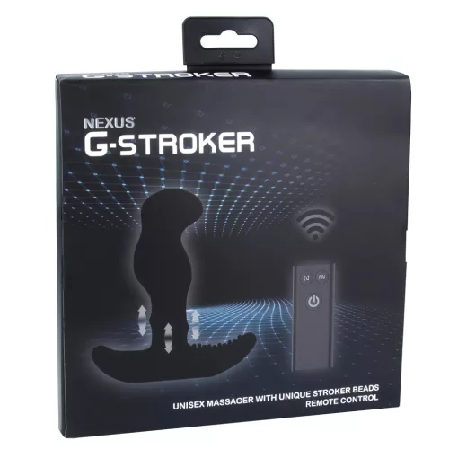 Nexus G-stroker - távirányítós prosztata masszírozó vibrátor (fekete)