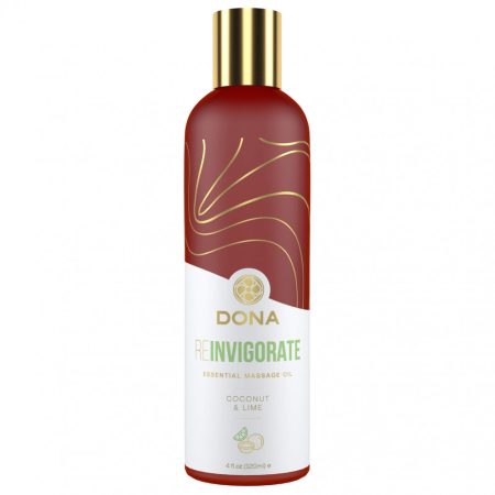 Dona Reinvigorate - vegán masszázsolaj - kókusz-lime (120ml)
