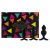 FEELZTOYS Bibi TWIN - anál dildó szett - fekete (3 részes)