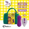 / FEELZTOYS Twisty - forgó vibrációs tojás (lila)