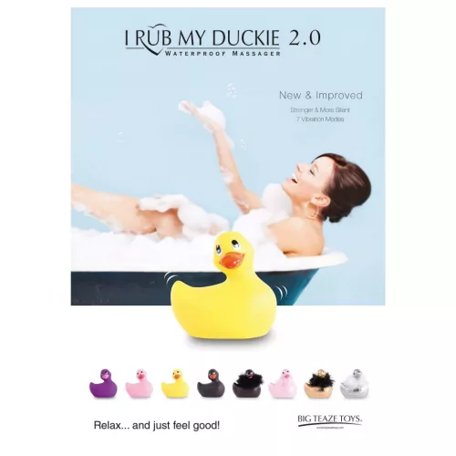 My Duckie Paris 2.0 - csikló vibrátor (ezüst)