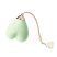 ZALO Baby Heart - akkus, vízálló luxus csikló vibrátor (zöld)