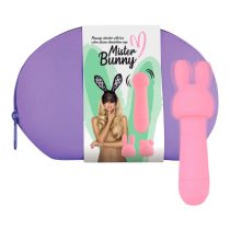   FEELZTOYS Mister bunny - vízálló, mini masszírozó vibrátor szett (pink)