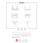 Obsessive Heartina - fehérnemű szett (fekete)