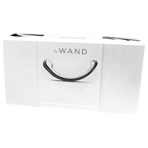Le Wand - kétvégű rozsdamentes acél dildó (ezüst)