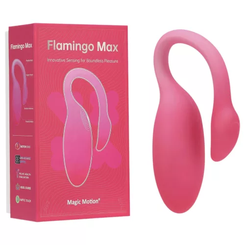 / Magic Motion Flamingo Max - okos vibrációs tojás (pink)
