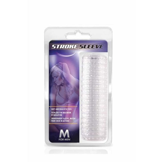 M For Men Stroke Sleeve Clear