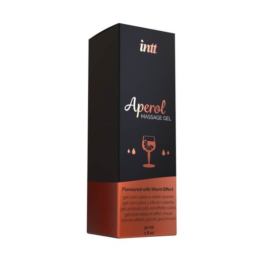 MASSAGE GEL APEROL GLASS BOTTLE 30ML + BOX