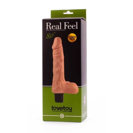 8" Real Feel Cyberskin Vibrator  10