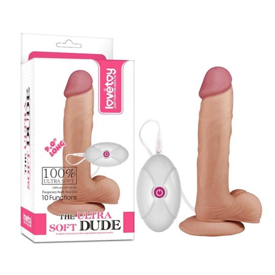 9" The Ultra Soft Dude - Vibrating Flesh