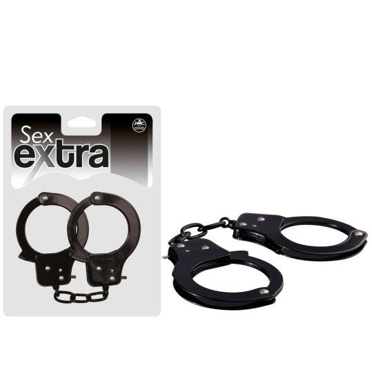 SEX EXTRA - METAL CUFFS BLACK