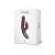 TITANZ 7" SILICONE RECHARGEABLE VIBRATOR IN RUBINE RED