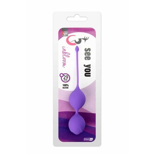 See You In Bloom Duo Balls 29 mm Purple