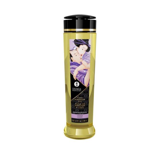 EROTIC MASSAGE OIL 240 ml / 8 oz LAVENDER