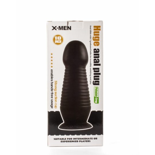 X-Men 10" Huge Anal Plug Black