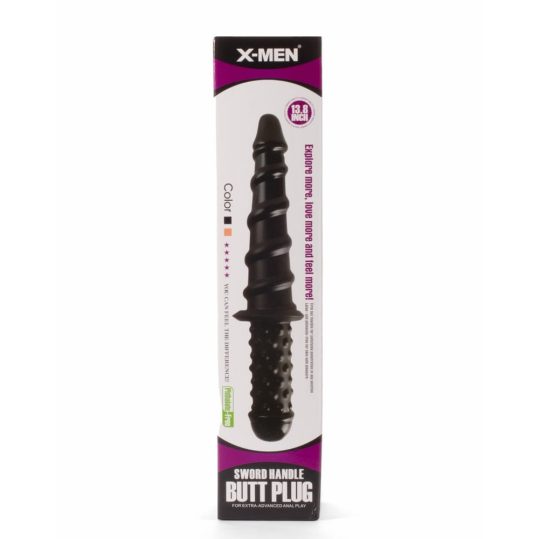 X-Men 13.8" Sword Handle Butt Plug Black I