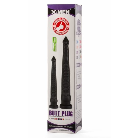 X-Men 17.32" Butt Plug PVC Black