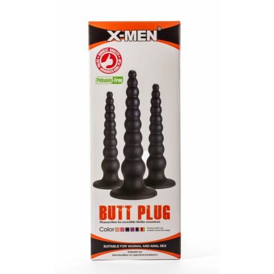 X-Men 9.45" Butt Plug Black M