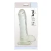 Dildo-FALLO JELLY REAL RAPTURE CLEAR 10"