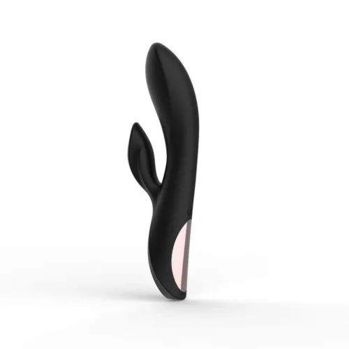 Charmin Vibrátor Kettős stimuláció USB-töltés 20,3 cm fekete
