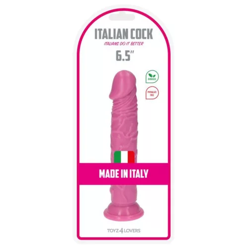 Amedeo Dildó Realisztikus, tapadókorongos 16,5 cm rózsaszín