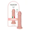 Dildo Realisztikus, tapadókorongos 13,5 cm hús színű vízálló