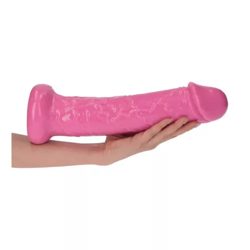 Dildó Szívóaljjal, Vízálló 28,5 cm Rózsaszín