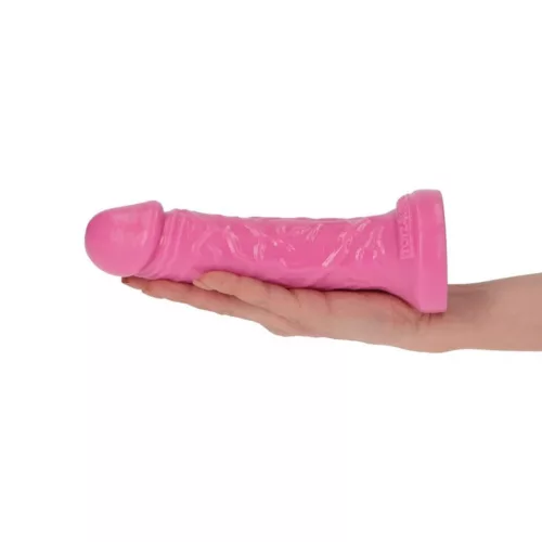 Dildó Realisztikus felület, tapadókorong 16,5 cm rózsaszín vízálló