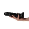 Dildo Realisztikus, Tapadókorongos, Vízálló 20 cm Fekete