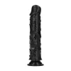 Realistic dildó Intenzív stimuláció 20 cm fekete