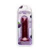 Dildo Aromás, Análbarát, Tapadókorongos 15 cm Fekete(bodzás)