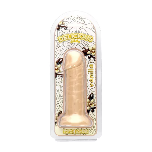 Dildo Aromás, Vanília Illatú 15 cm 2,7 cm Krémfehér