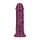Dildo Aromás fekete szeder illattal Stabil kismedencei tapadókorong 25 cm fekete