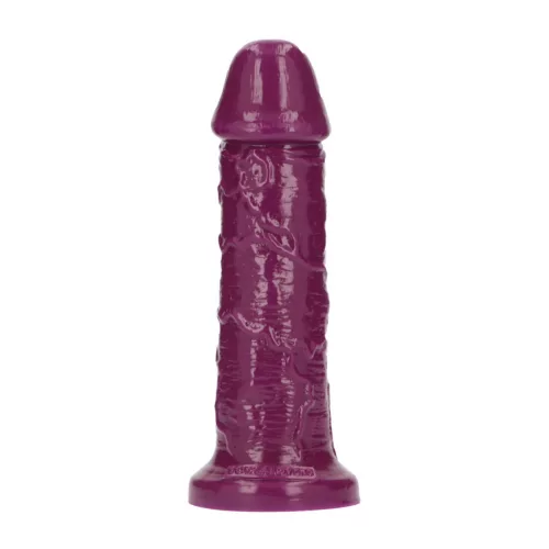 Dildo Aromás fekete szeder illattal Stabil kismedencei tapadókorong 25 cm fekete