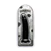 Dildo Realisztikus, tapadókorongos 19,5 cm fekete lukrecia illattal