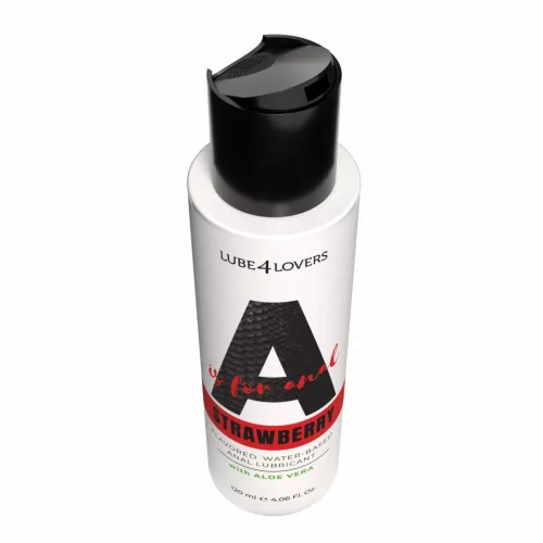 A is for Anal Vízbázisú anál síkosító intenzív aloe 120 ml eper illatú