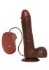 Toyz4Lovers Vibrátor Valósághű, erős rezgés, tapadókorong fekete 25,5 cm