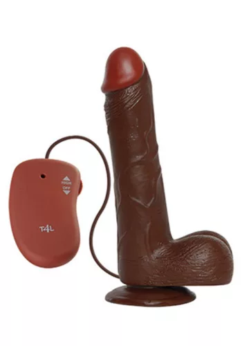 Toyz4Lovers Vibrátor Valósághű, erős rezgés, tapadókorong fekete 25,5 cm