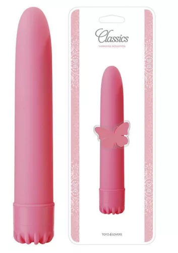 Toyz4lovers Vibrátor állítható vibráció vízálló 20 cm rózsaszín nagy