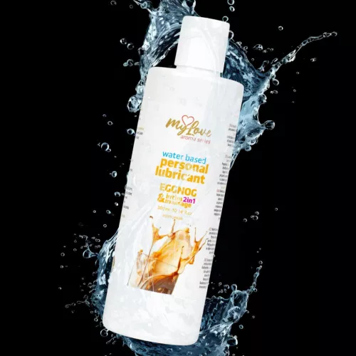 MyLove Síkosító és masszázsolaj 2 az 1-ben eggnog aroma 300 ml