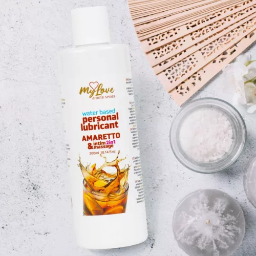 MyLove Intim gél és masszázsolaj 2in1 Amaretto 300ml
