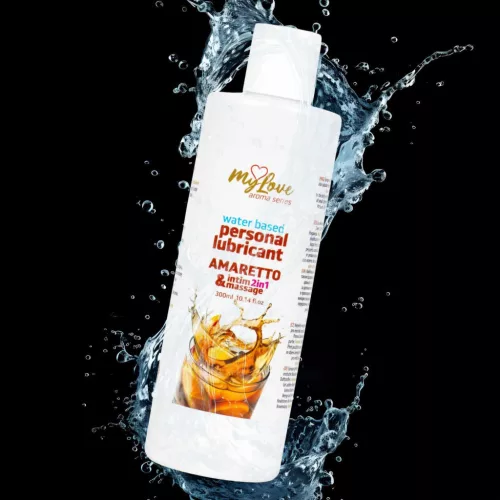 MyLove Intim gél és masszázsolaj 2in1 Amaretto 300ml