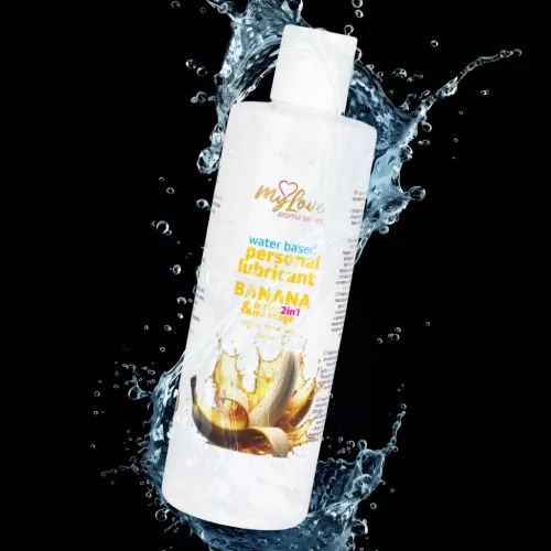 MyLove Intim és masszázsolaj Kétfunkciós Aromás Banán 300 ml