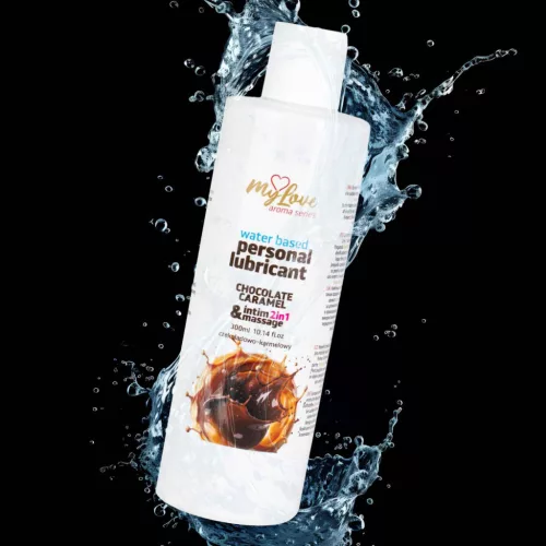 MyLove Intim gél és masszázsolaj 2in1 csokoládé-karamell 300ml