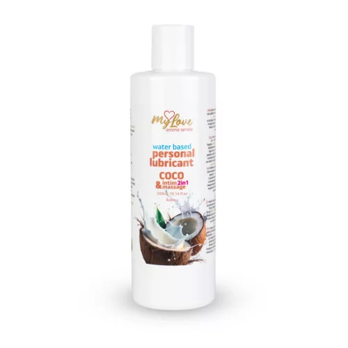 MyLove Intim gél és masszázsolaj 2in1 trópusi kókusz 300ml