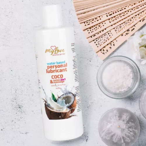 MyLove Intim gél és masszázsolaj 2in1 trópusi kókusz 300ml