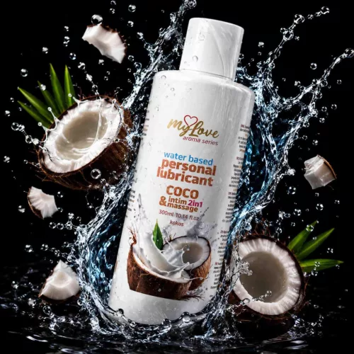 MyLove Intim gél és masszázsolaj 2in1 trópusi kókusz 300ml